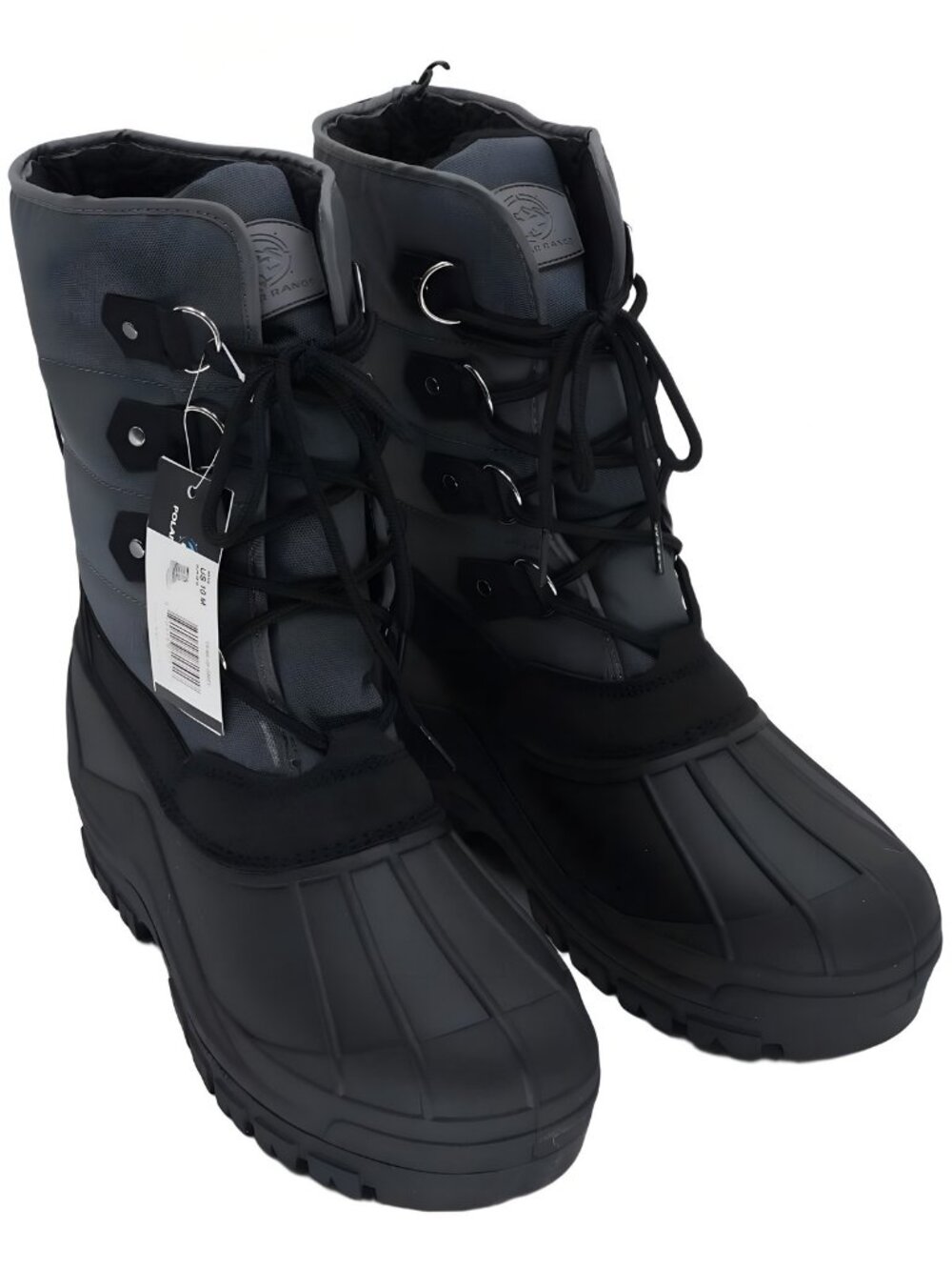 Polar Range Men's Peak Snow Boots Grey Size 10